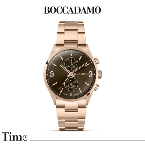 CHRONOGRAPH WATCH WITH COFFEE DIAL