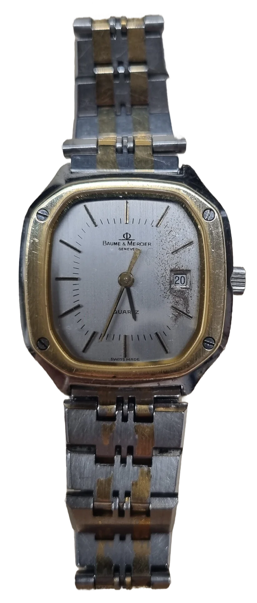 BAUME & MERCIER STAHL UND QUARZGOLD