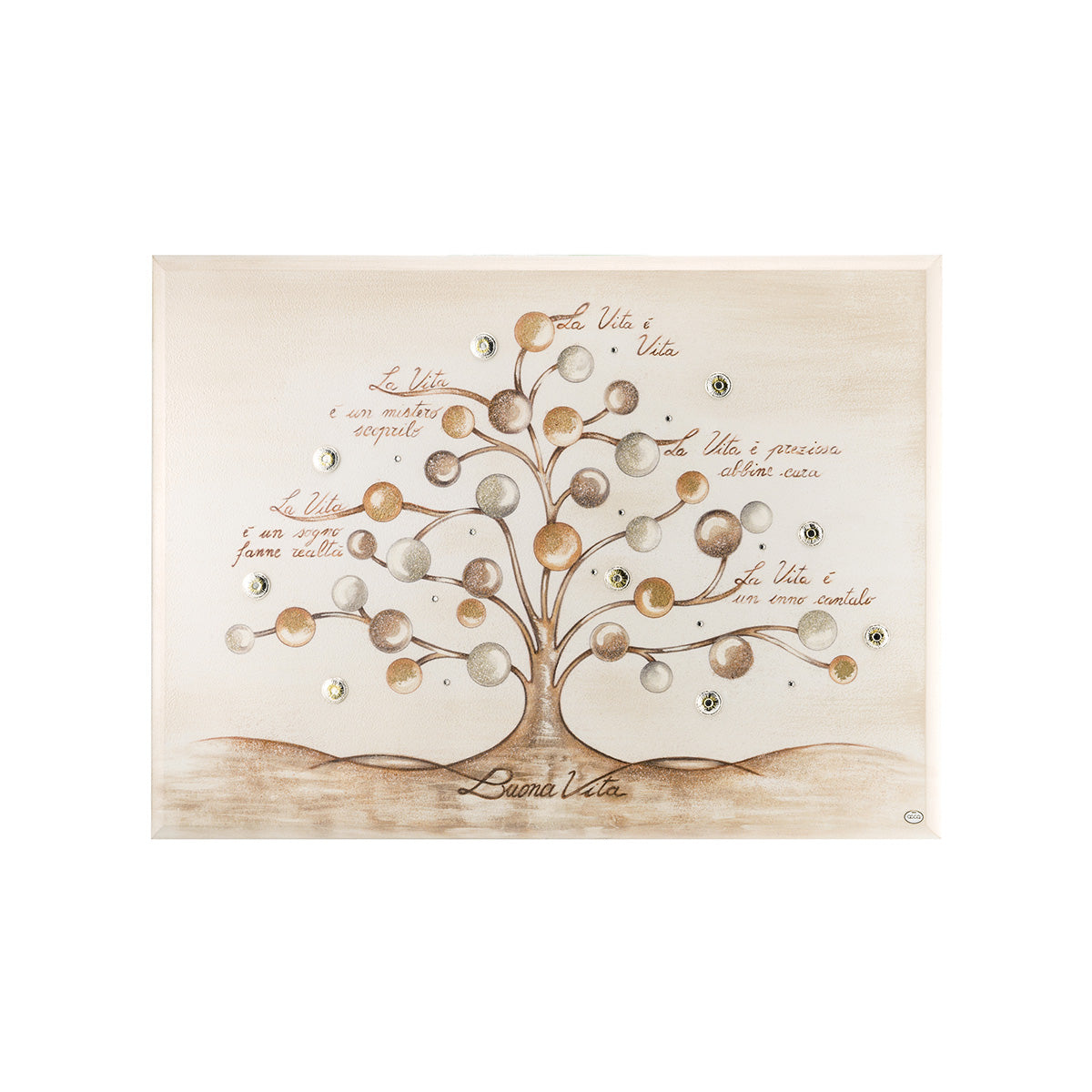 QUADRO ALBERO BUONA VITA